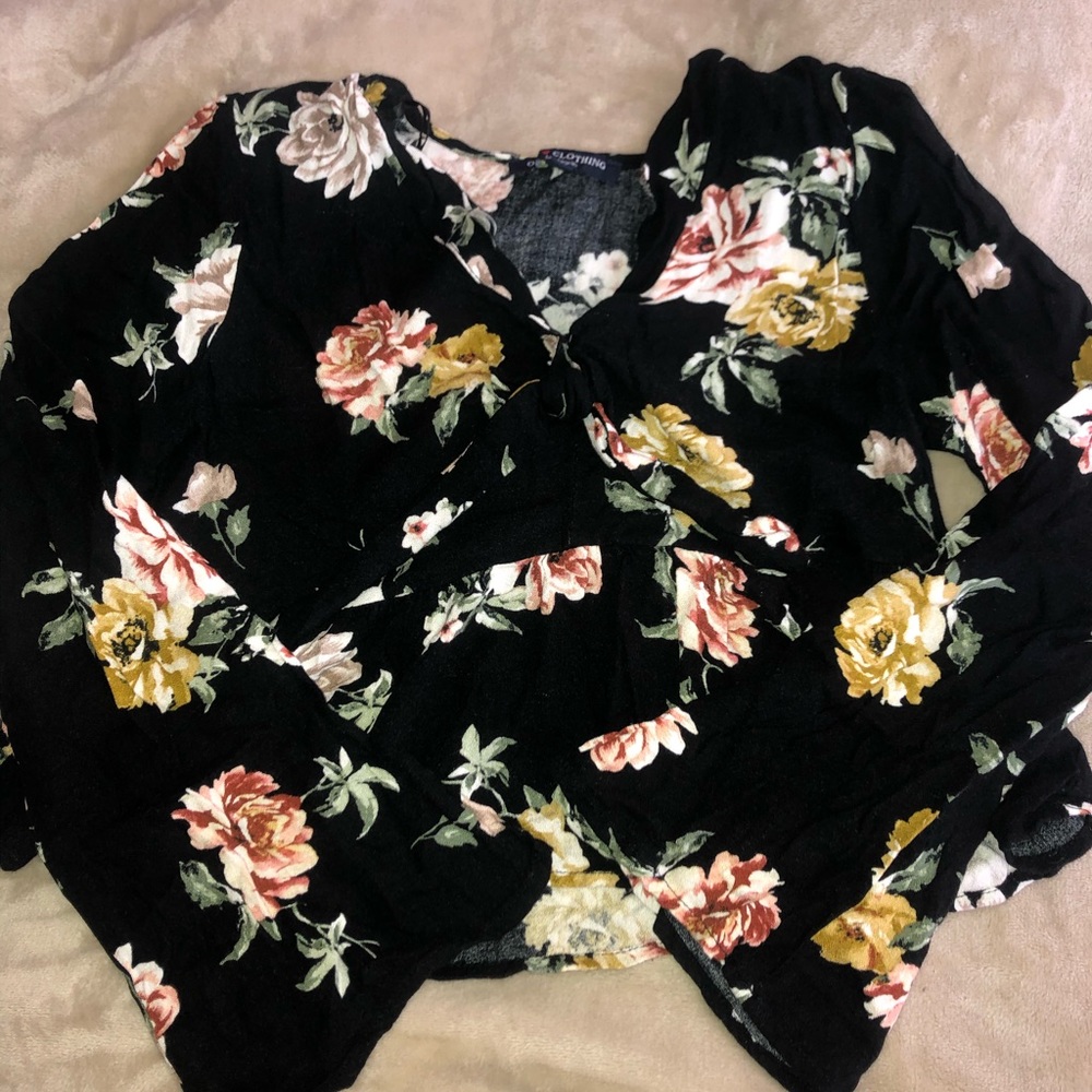 Long Sleeve Floral Top